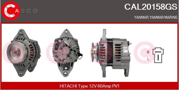 Casco CAL20158GS - Alternator furqanavto.az