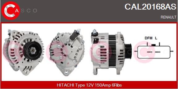 Casco CAL20168AS - Alternator furqanavto.az
