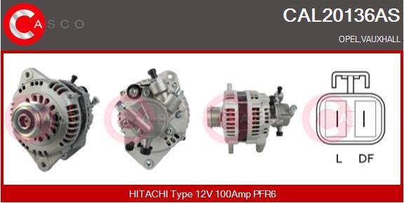 Casco CAL20136AS - Alternator furqanavto.az