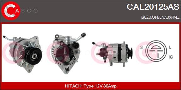 Casco CAL20125AS - Alternator furqanavto.az