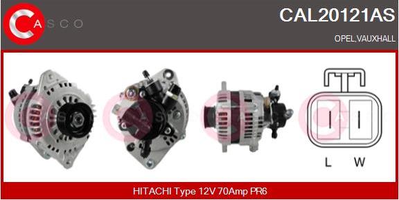 Casco CAL20121AS - Alternator furqanavto.az