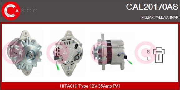 Casco CAL20170AS - Alternator furqanavto.az