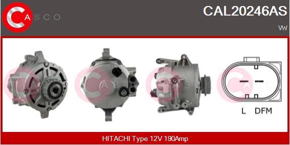 Casco CAL20246AS - Alternator furqanavto.az