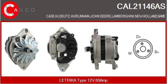 Casco CAL21146AS - Alternator furqanavto.az
