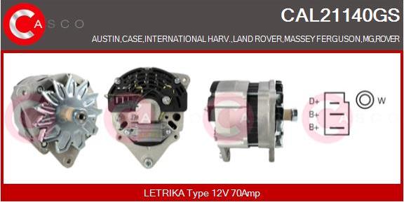 Casco CAL21140GS - Alternator furqanavto.az