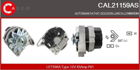 Casco CAL21159AS - Alternator furqanavto.az