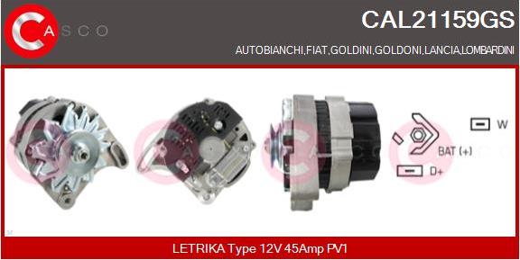 Casco CAL21159GS - Alternator furqanavto.az