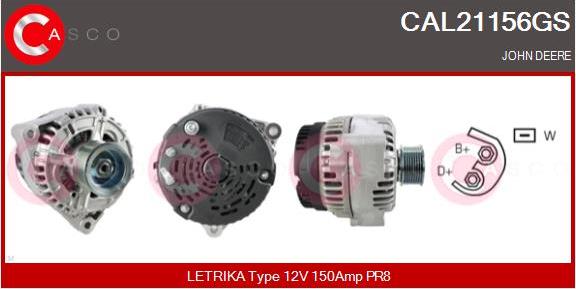 Casco CAL21156GS - Alternator furqanavto.az