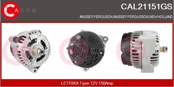 Casco CAL21151GS - Alternator furqanavto.az