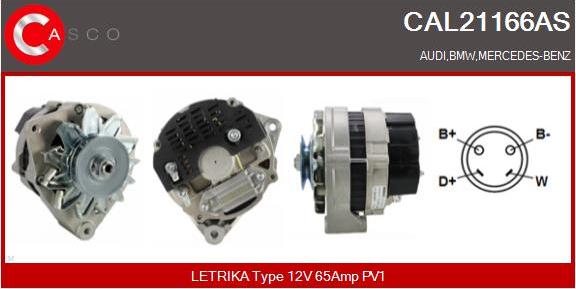 Casco CAL21166AS - Alternator furqanavto.az