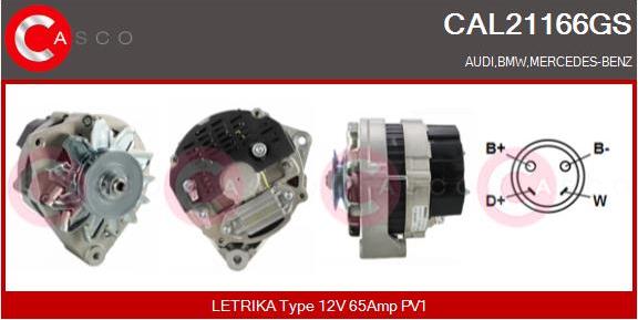 Casco CAL21166GS - Alternator furqanavto.az
