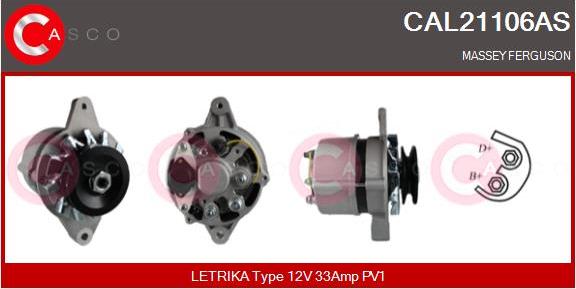 Casco CAL21106AS - Alternator furqanavto.az