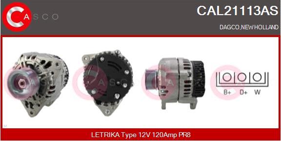 Casco CAL21113AS - Alternator furqanavto.az