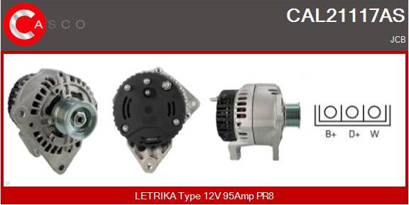 Casco CAL21117AS - Alternator furqanavto.az