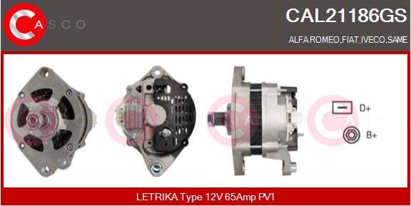 Casco CAL21186GS - Alternator furqanavto.az