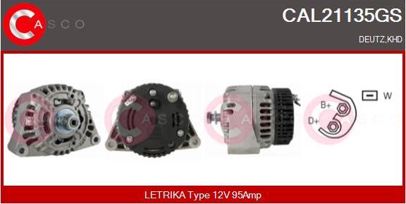 Casco CAL21135GS - Alternator furqanavto.az