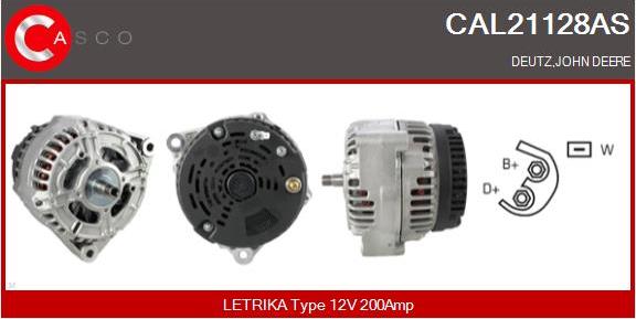 Casco CAL21128AS - Alternator furqanavto.az