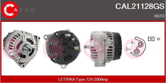 Casco CAL21128GS - Alternator furqanavto.az