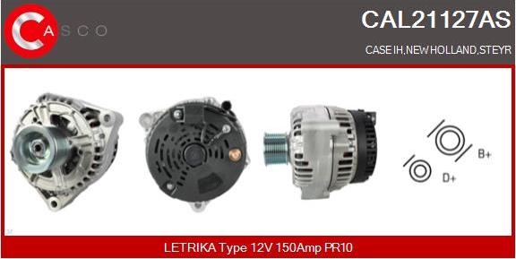 Casco CAL21127AS - Alternator furqanavto.az