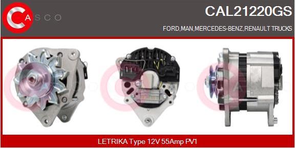 Casco CAL21220GS - Alternator furqanavto.az