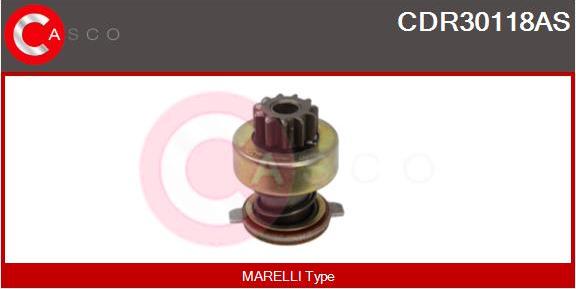 Casco CDR30118AS - Pinion, başlanğıc furqanavto.az