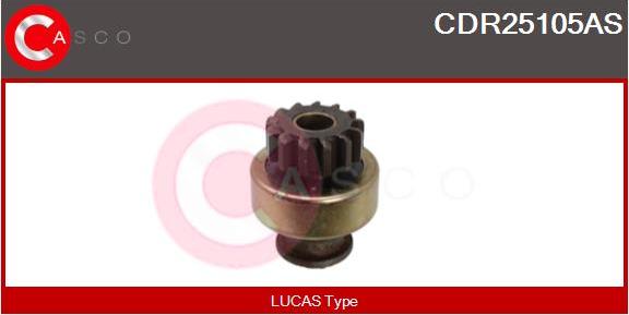 Casco CDR25105AS - Pinion, başlanğıc furqanavto.az