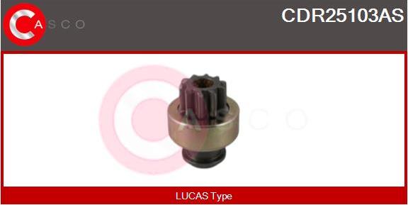 Casco CDR25103AS - Pinion, başlanğıc furqanavto.az