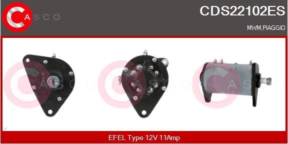 Casco CDS22102ES - Alternator, başlanğıc furqanavto.az