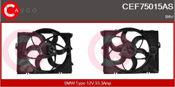 Casco CEF75015AS - Elektrik mühərriki, radiator ventilyatoru furqanavto.az