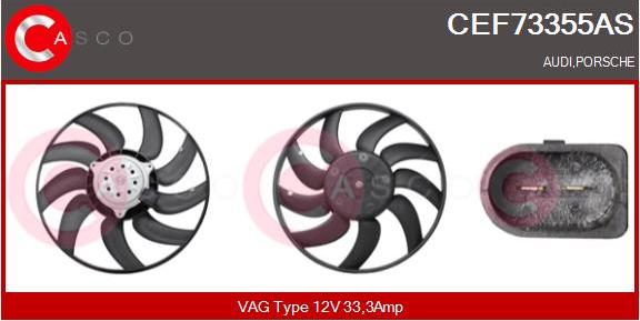 Casco CEF73355AS - Fen, radiator furqanavto.az