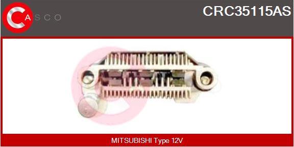 Casco CRC35115AS - Düzləşdirici, alternator furqanavto.az