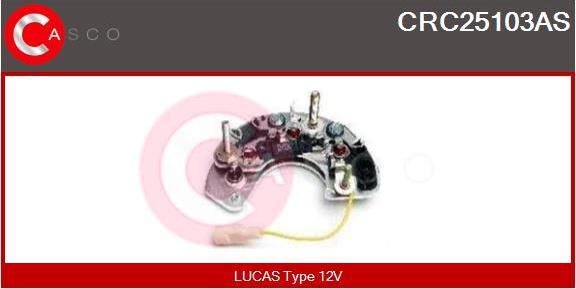 Casco CRC25103AS - Düzləşdirici, alternator furqanavto.az