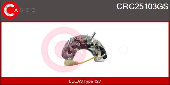 Casco CRC25103GS - Düzləşdirici, alternator furqanavto.az