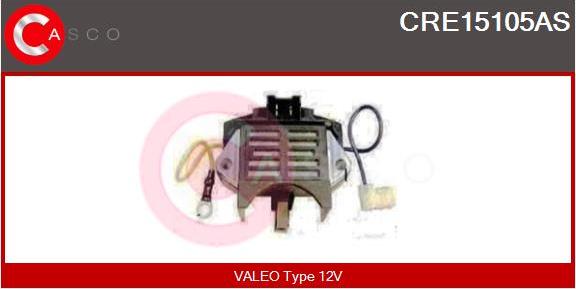 Casco CRE15105AS - Gərginlik tənzimləyicisi, alternator furqanavto.az