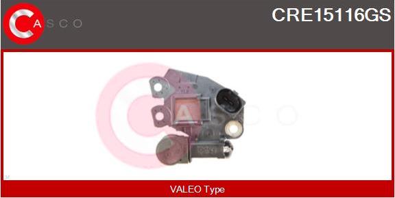 Casco CRE15116GS - Gərginlik tənzimləyicisi, alternator furqanavto.az