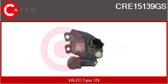 Casco CRE15139GS - Gərginlik tənzimləyicisi, alternator furqanavto.az