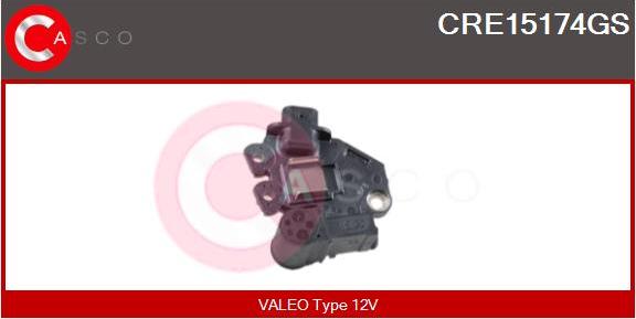 Casco CRE15174GS - Gərginlik tənzimləyicisi, alternator furqanavto.az