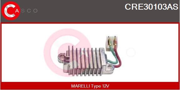 Casco CRE30103AS - Gərginlik tənzimləyicisi, alternator furqanavto.az