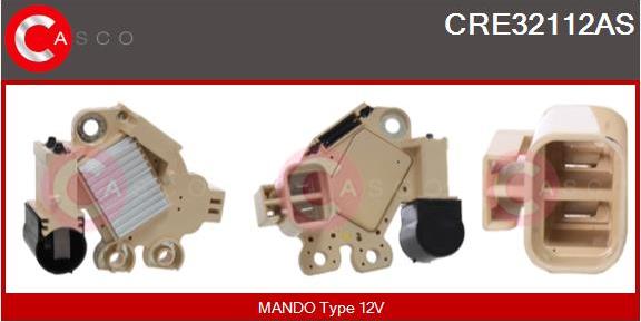 Casco CRE32112AS - Gərginlik tənzimləyicisi, alternator furqanavto.az