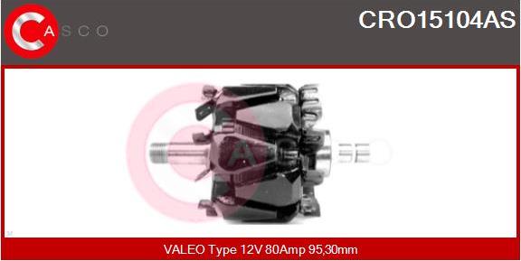 Casco CRO15104AS - Rotor, alternator furqanavto.az