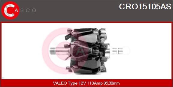 Casco CRO15105AS - Rotor, alternator furqanavto.az