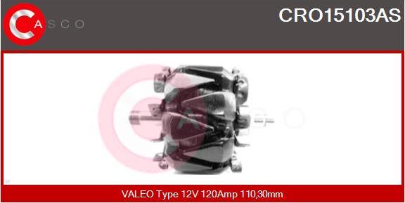 Casco CRO15103AS - Rotor, alternator furqanavto.az