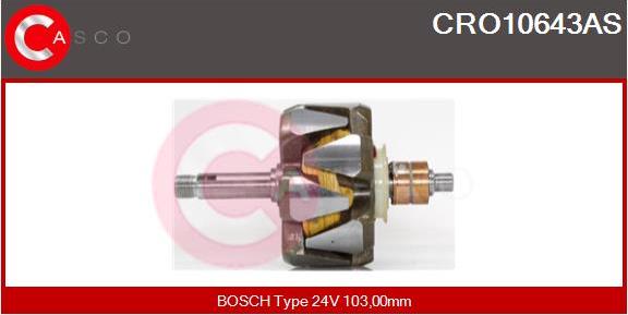 Casco CRO10643AS - Rotor, alternator furqanavto.az