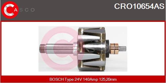 Casco CRO10654AS - Rotor, alternator furqanavto.az