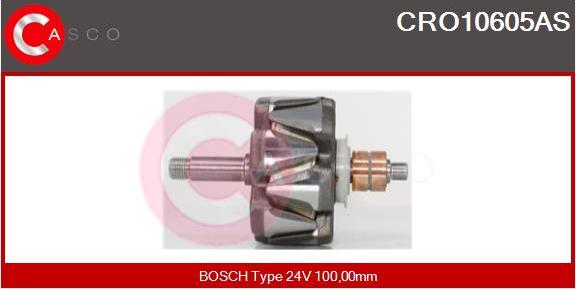 Casco CRO10605AS - Rotor, alternator furqanavto.az