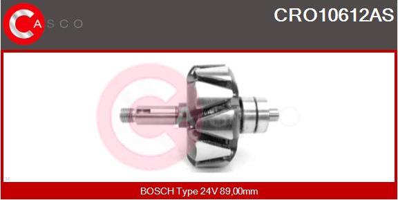Casco CRO10612AS - Rotor, alternator furqanavto.az