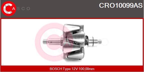 Casco CRO10099AS - Rotor, alternator furqanavto.az