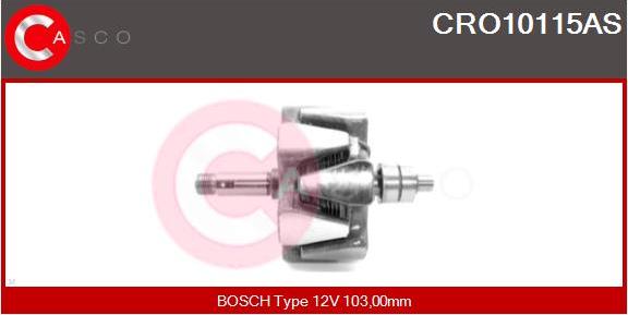 Casco CRO10115AS - Rotor, alternator furqanavto.az