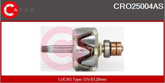 Casco CRO25004AS - Rotor, alternator furqanavto.az