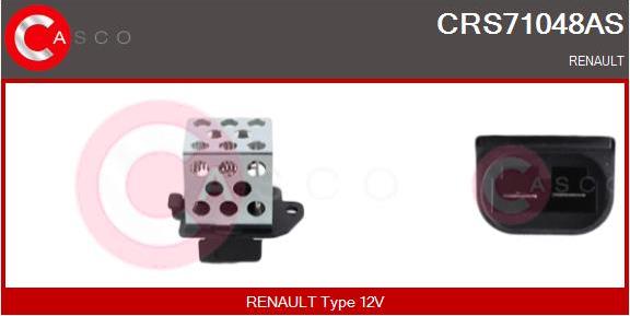 Casco CRS71048AS - Ön rezistor, elektromotor radiator fanatı furqanavto.az